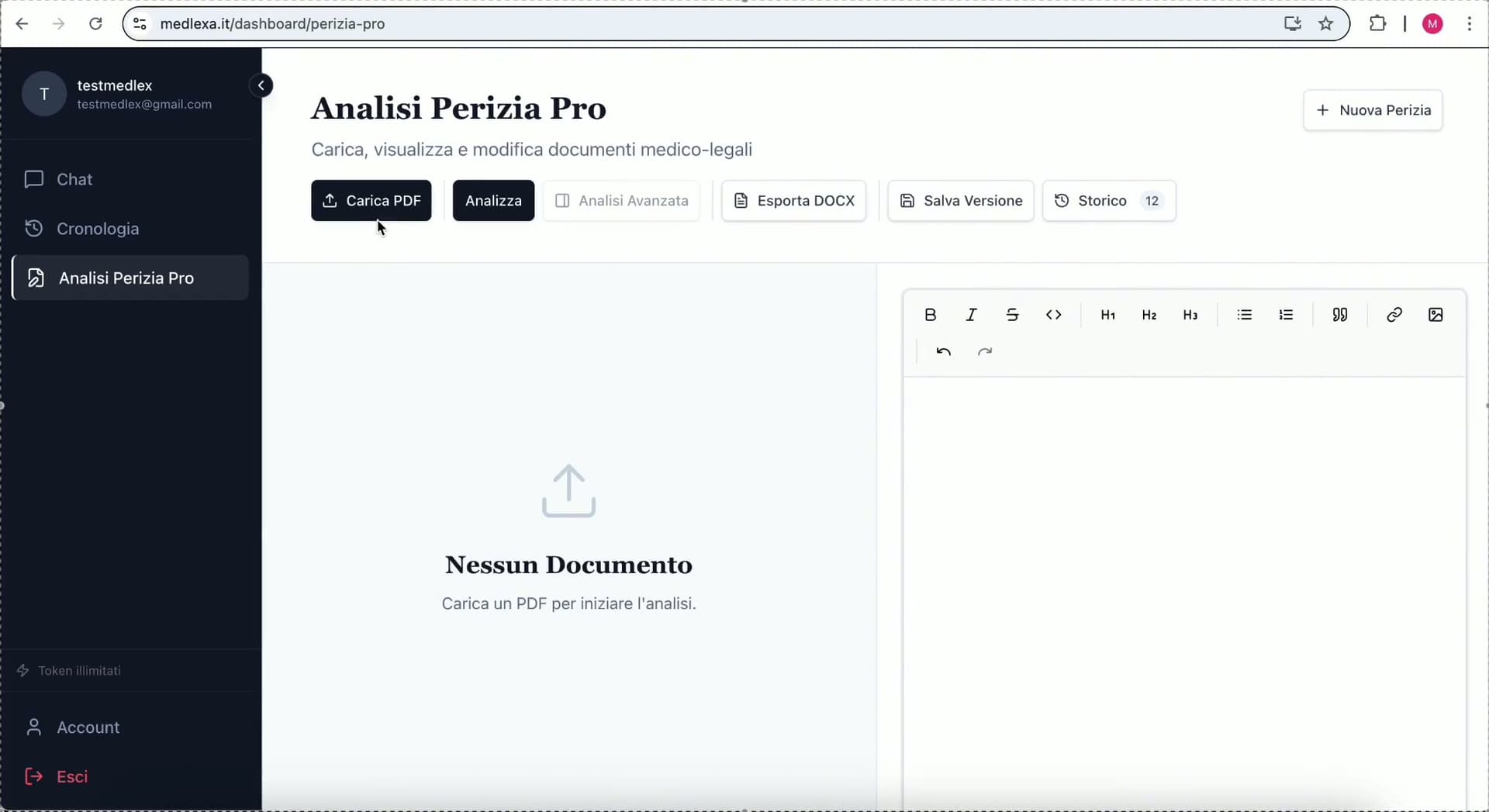 Demo Analisi Perizia Pro